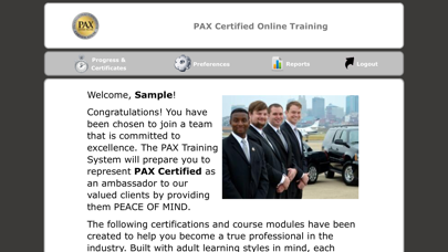 PAX Training app screenshot 3
