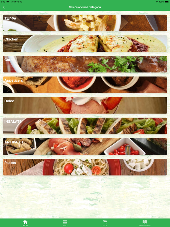 Abbraccio MX iPad screenshot 4 - Food & Drink app