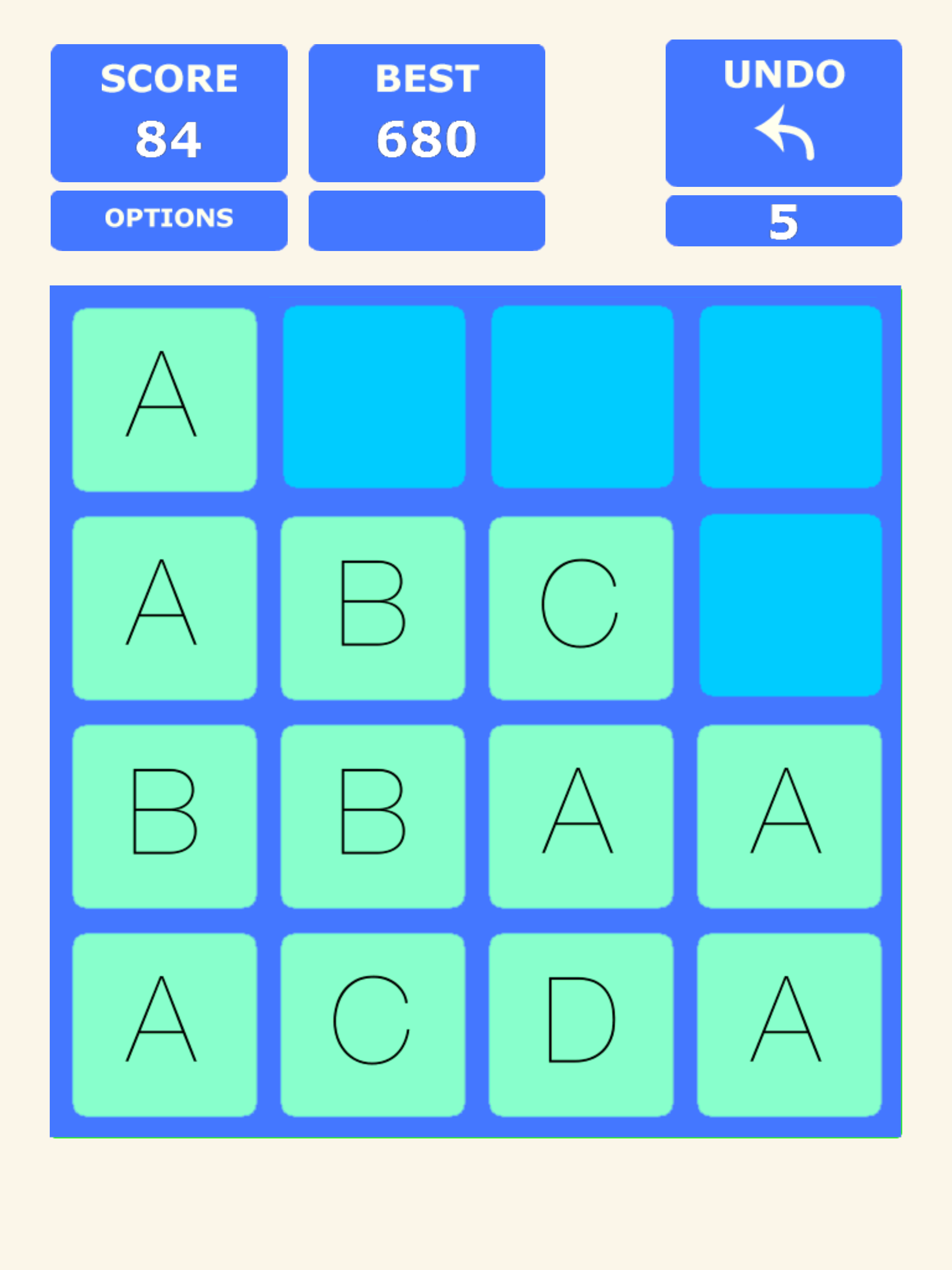 ABC Letters Mania Brain Game