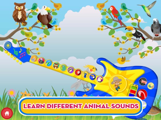 Baby Fun Guitar Animal Noises iPad screenshot 4 - Entertainment app