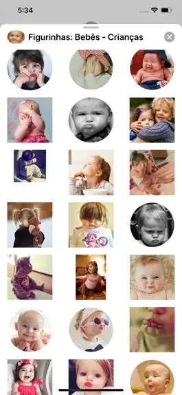 Game screenshot Stickers:  Babies  Children hack