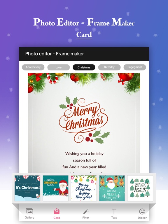 Photo Editor:Frame-Card Maker iPad screenshot 5 - Photo & Video app