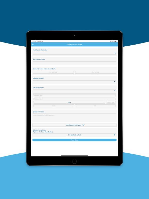 myEYEapp -The Eye Practice App iPad screenshot 4 - Medical app