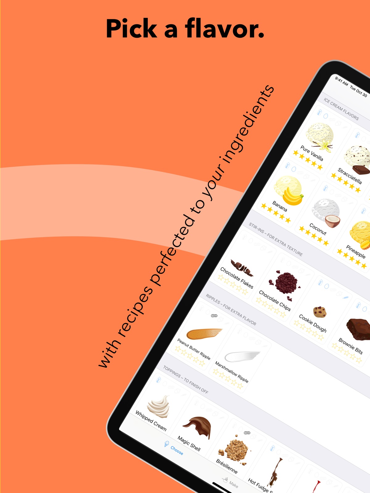 Gelato Ice Cream Recipes ipad screenshot 2