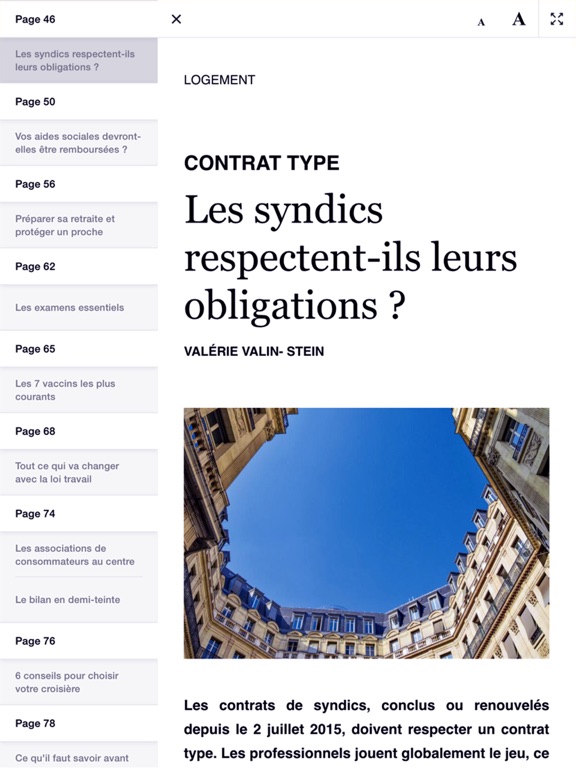 Le Particulier iPad screenshot 5 - Business app