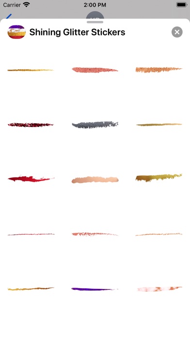 Shining Glitter Stickers Screenshot
