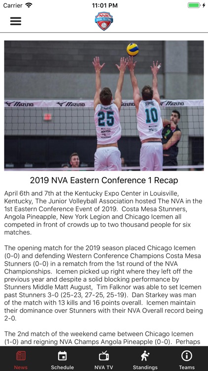 National Volleyball Assoc.