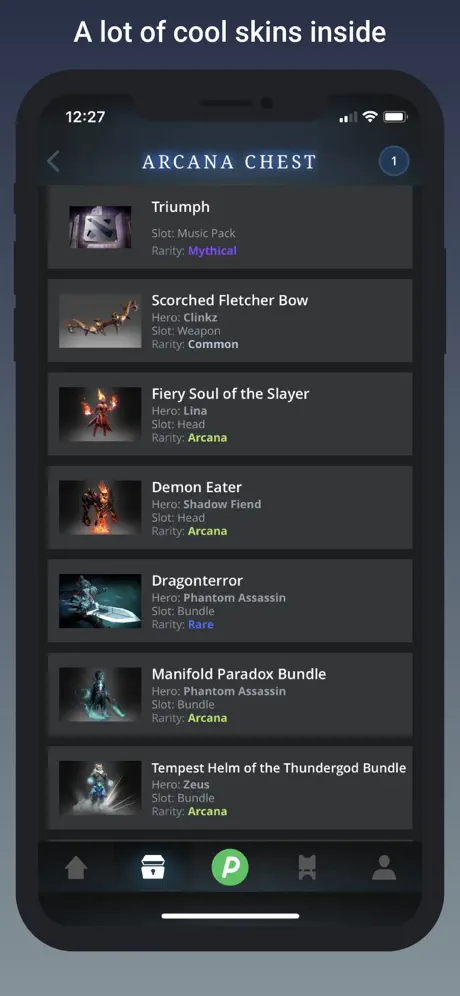 Dottery - Win Items for Dota 2