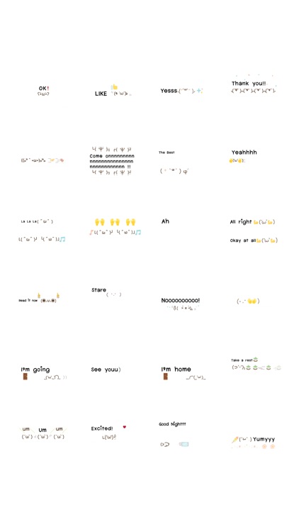 Freaky Emoji bubble texts