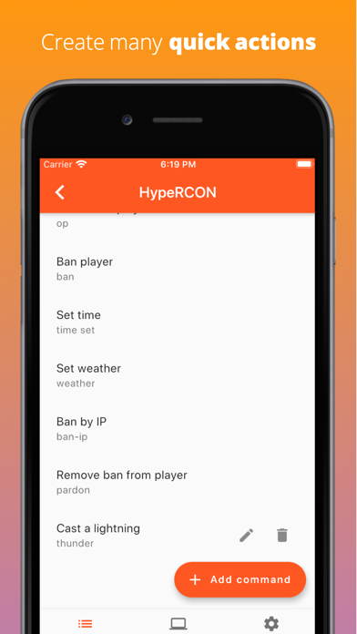 Screenshot #2 pour HypeRCON - RCON Client