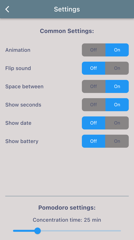 #6. Flip Clock & Pomodoro Timer (iOS) 由: Vitaliy Mischenko