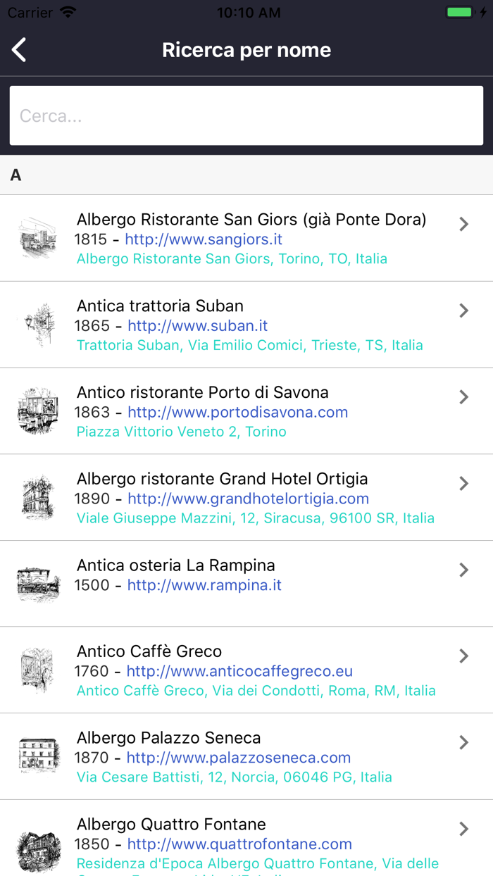 Locali Storici dItalia