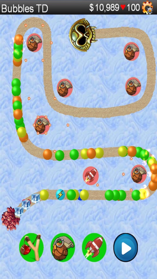 #1. Bubbles TD (iOS) 由: GASP Mobile Games Inc