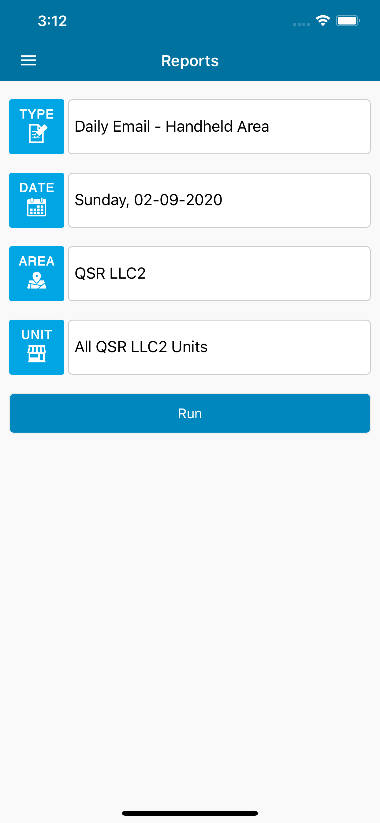 QSROnline Reporting screenshot 3