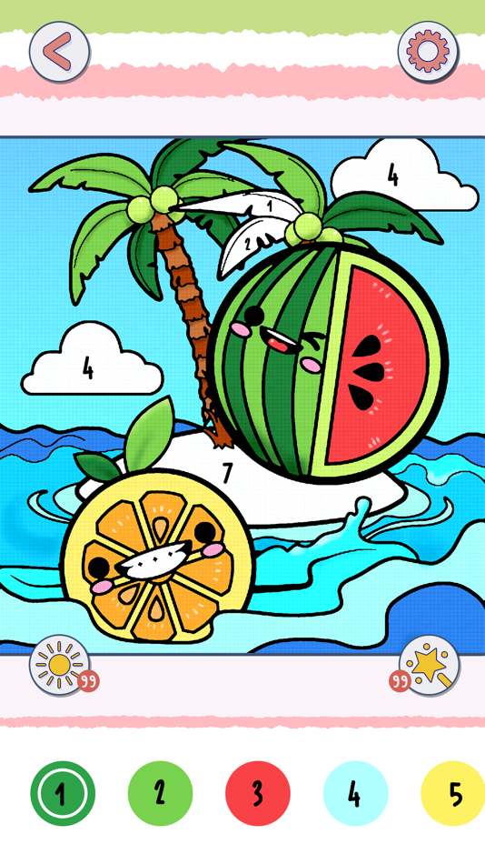 Coloring Book: Fruit Game - 1.0 - (iOS)