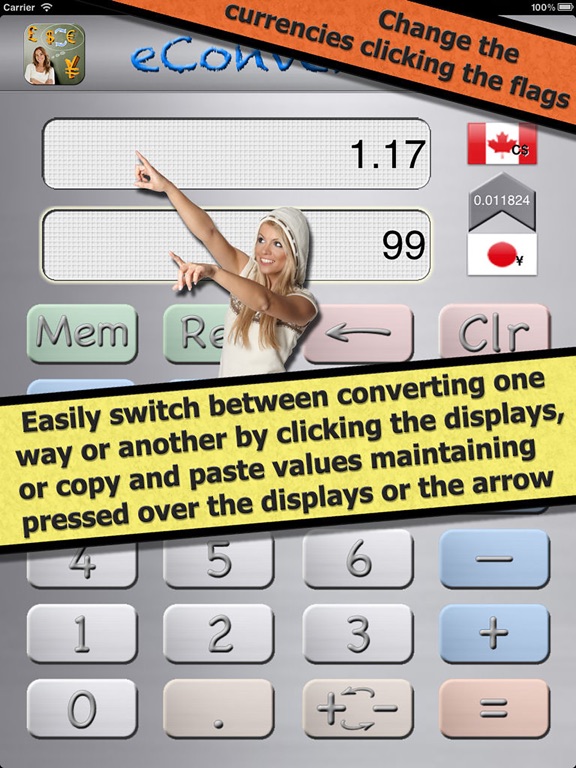 eConverter iPad screenshot 4 - Finance app