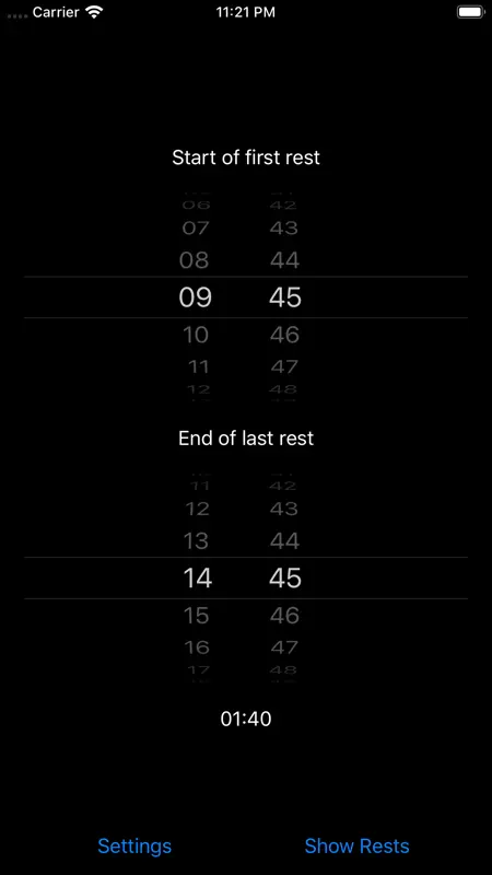 Pausenrechner screenshot 4 of 7