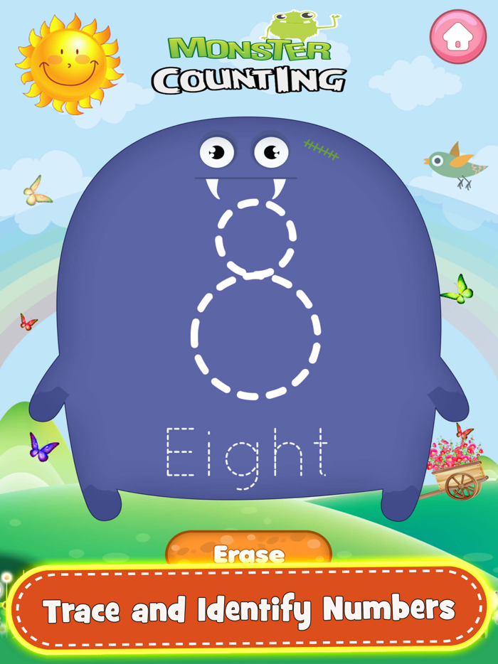 Monster Math Counting App Kids