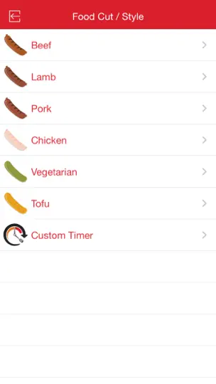 Скриншот The Weber BBQ Timer на iPhone 5