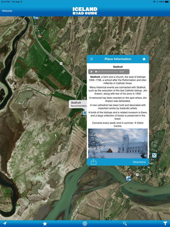 Screenshot #6 pour Iceland Road Guide