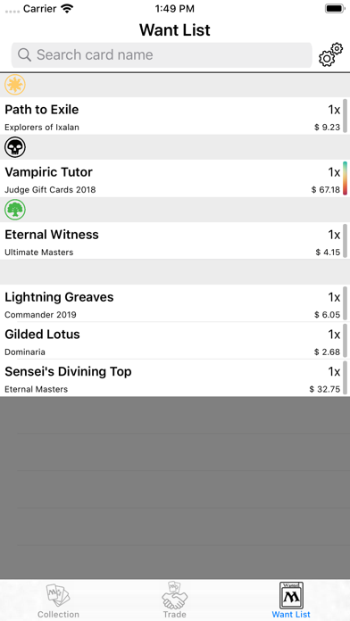 MTG Trade Screenshot