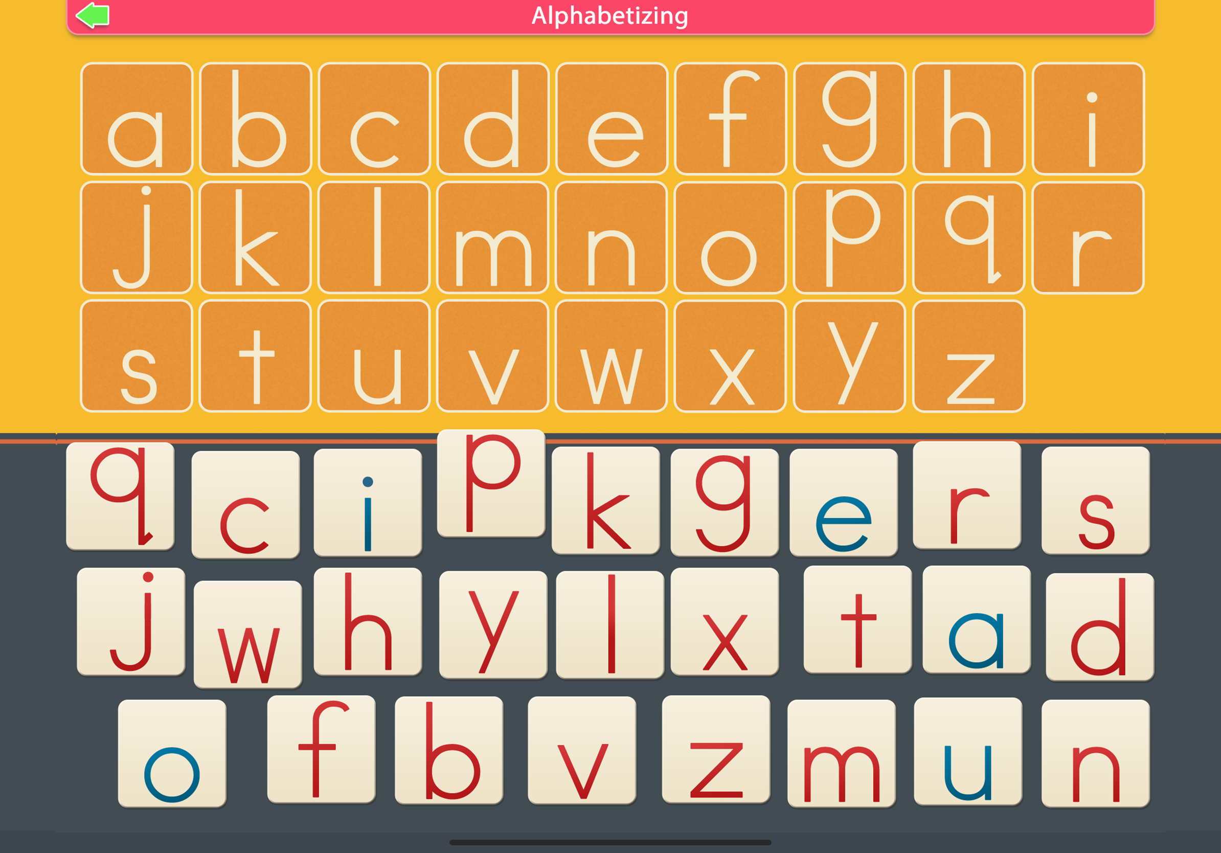 ABC Montessori Alphabetizing screenshot 6