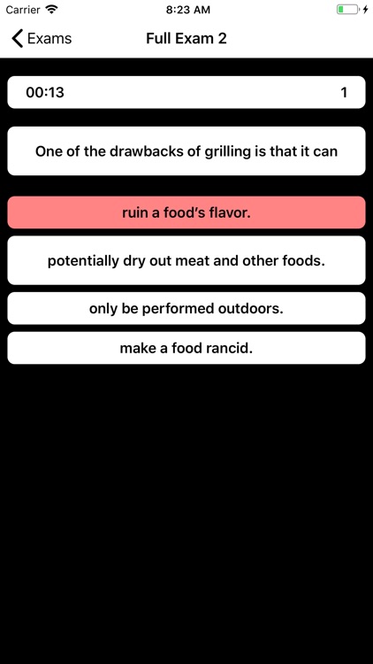 Culinary Arts Exam Prep