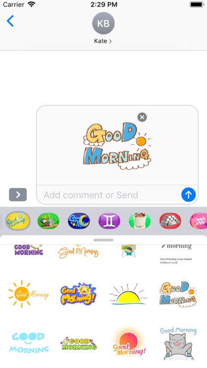 Good Morning Emojis-Stickers