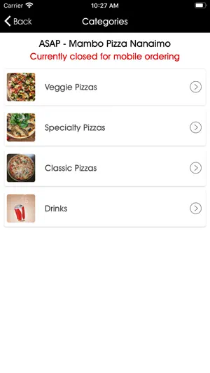Mambo Gourmet Pizza screenshot 4