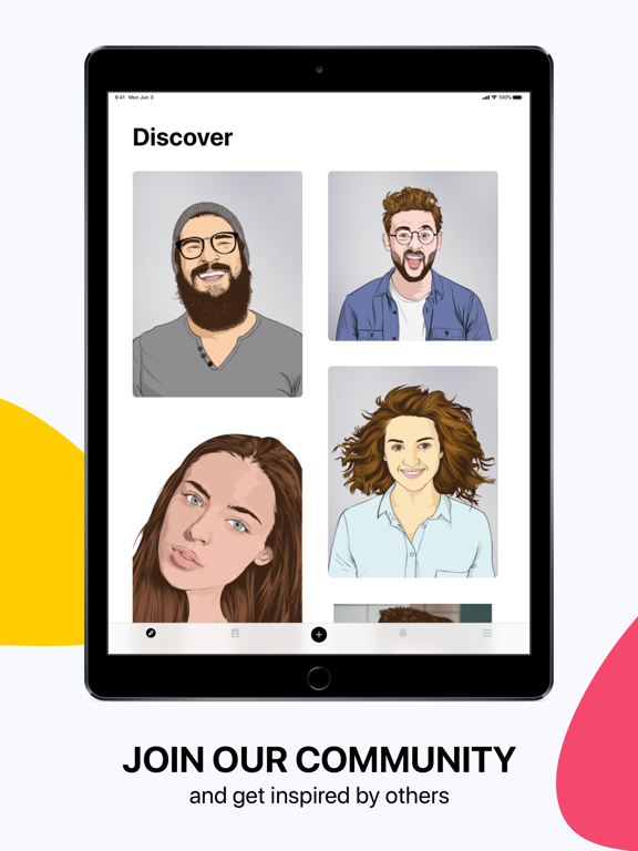 Cartoon Yourself - Mecartoon iPad screenshot 4 - Lifestyle app