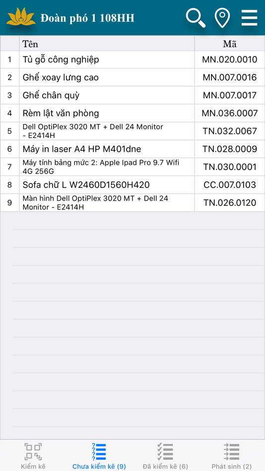 #2. Kiểm Kê (iOS) Podle: Hieu Nguyen
