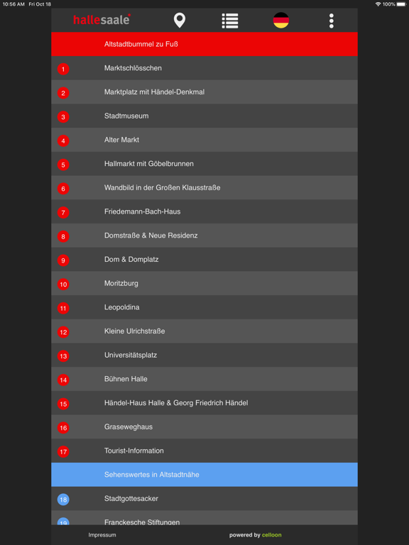 Screenshot #6 pour Audioguide Halle (Saale)