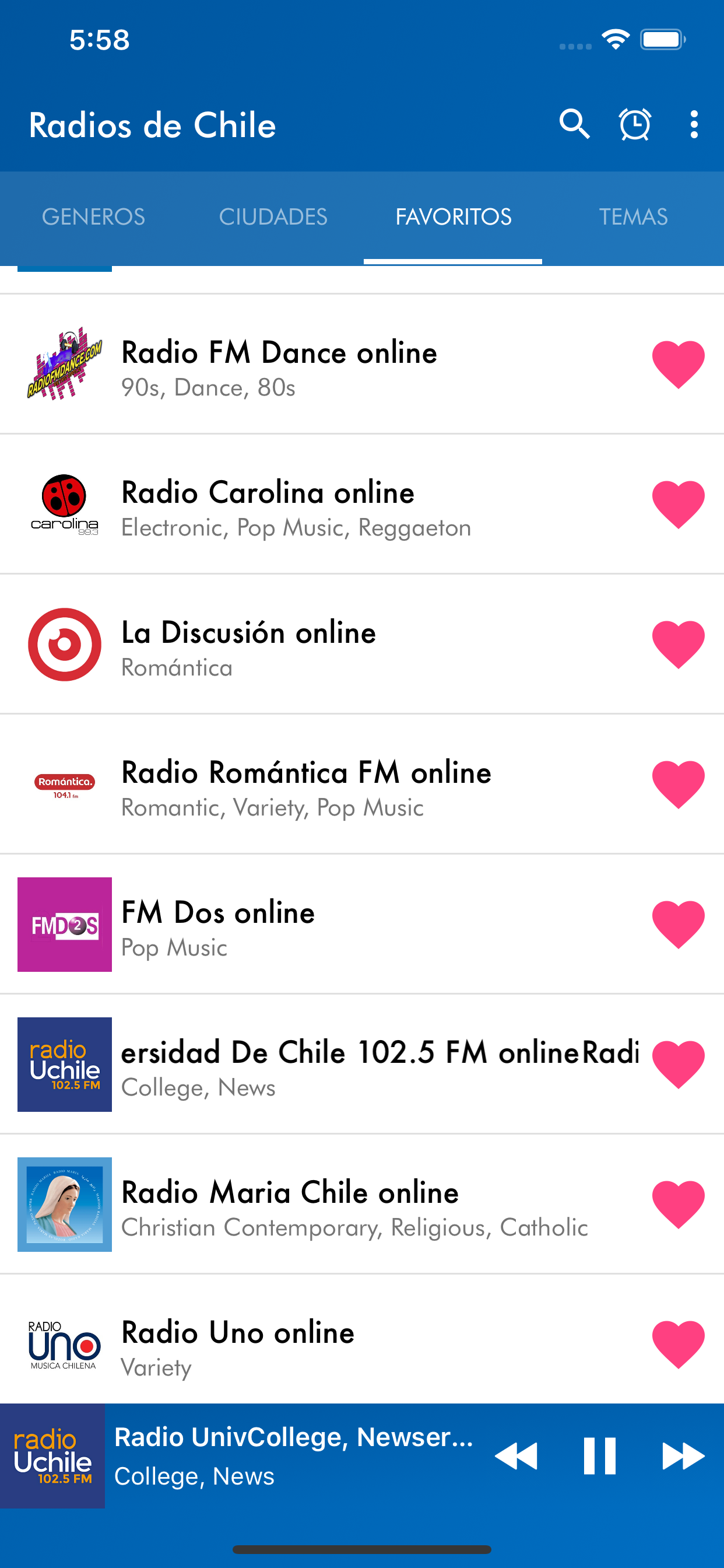 +Radios de Chile screenshot 3