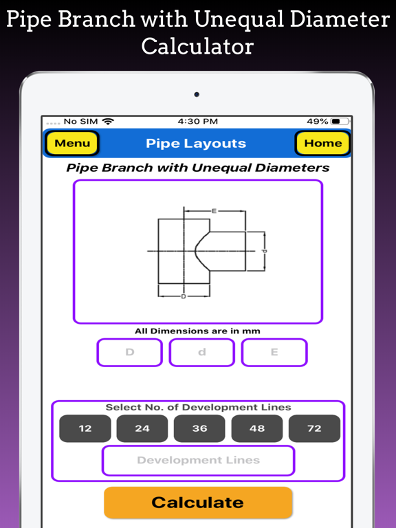 Branch Pipe Layouts iPad screenshot