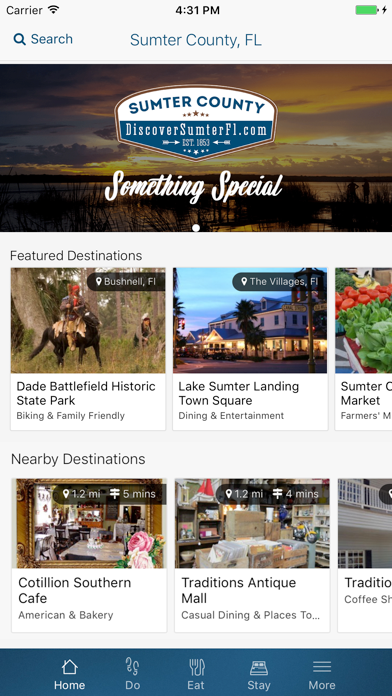 Screenshot #1 pour Discover Sumter County, FL