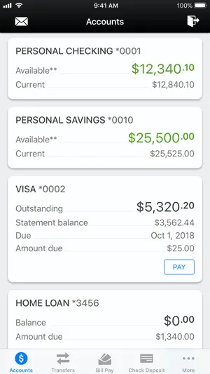 Pittsford FCU Mobile Banking screenshot 2