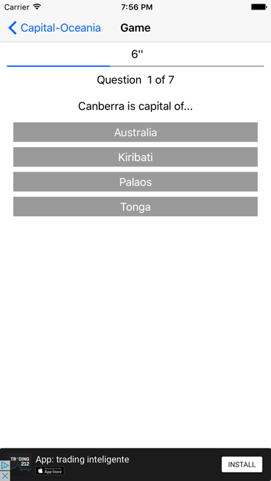 Screenshot #2 pour Capitales-Oceania