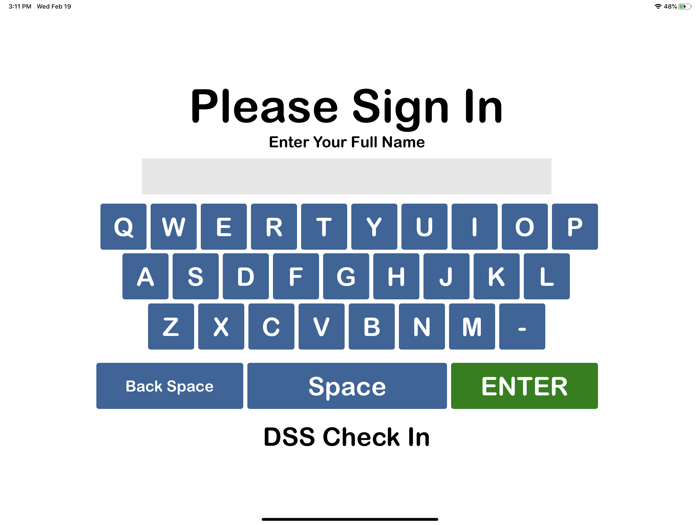 DSS Check In