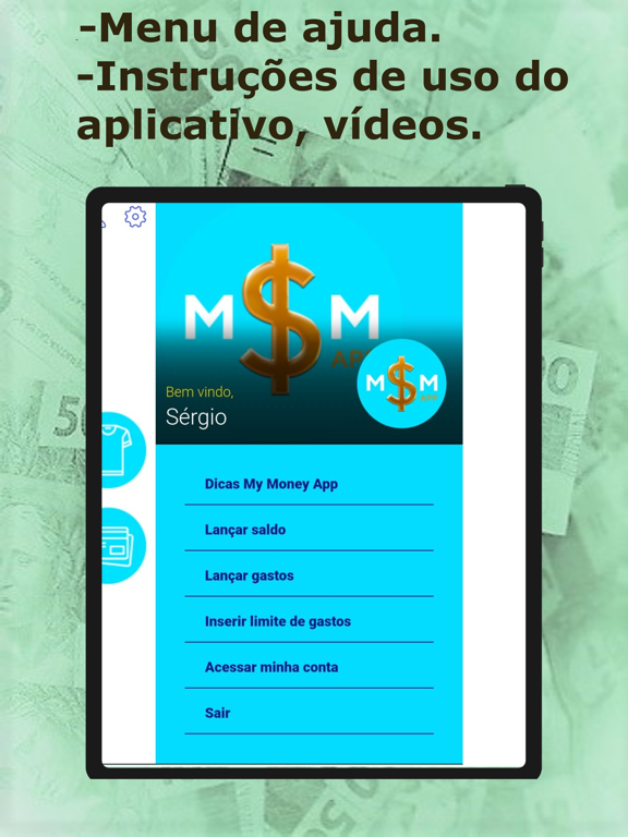 MyMoneyApp iPad screenshot
