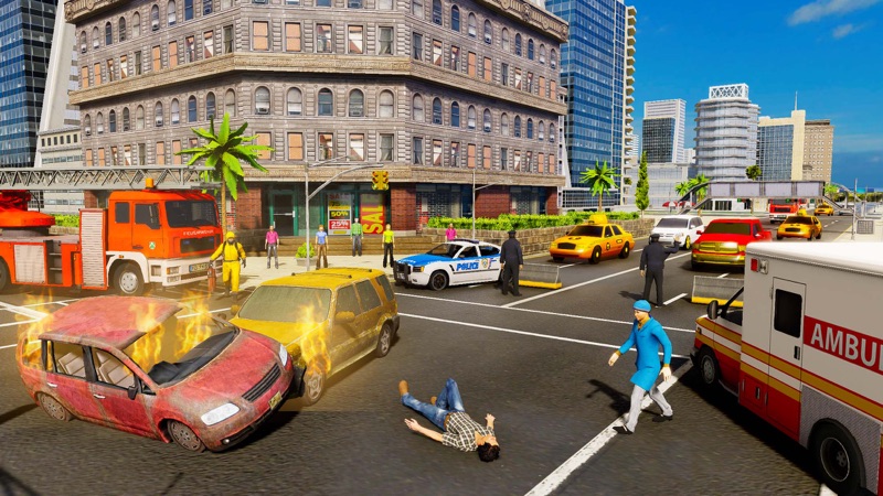 911 emergência resgate Sim RPG screenshot 5
