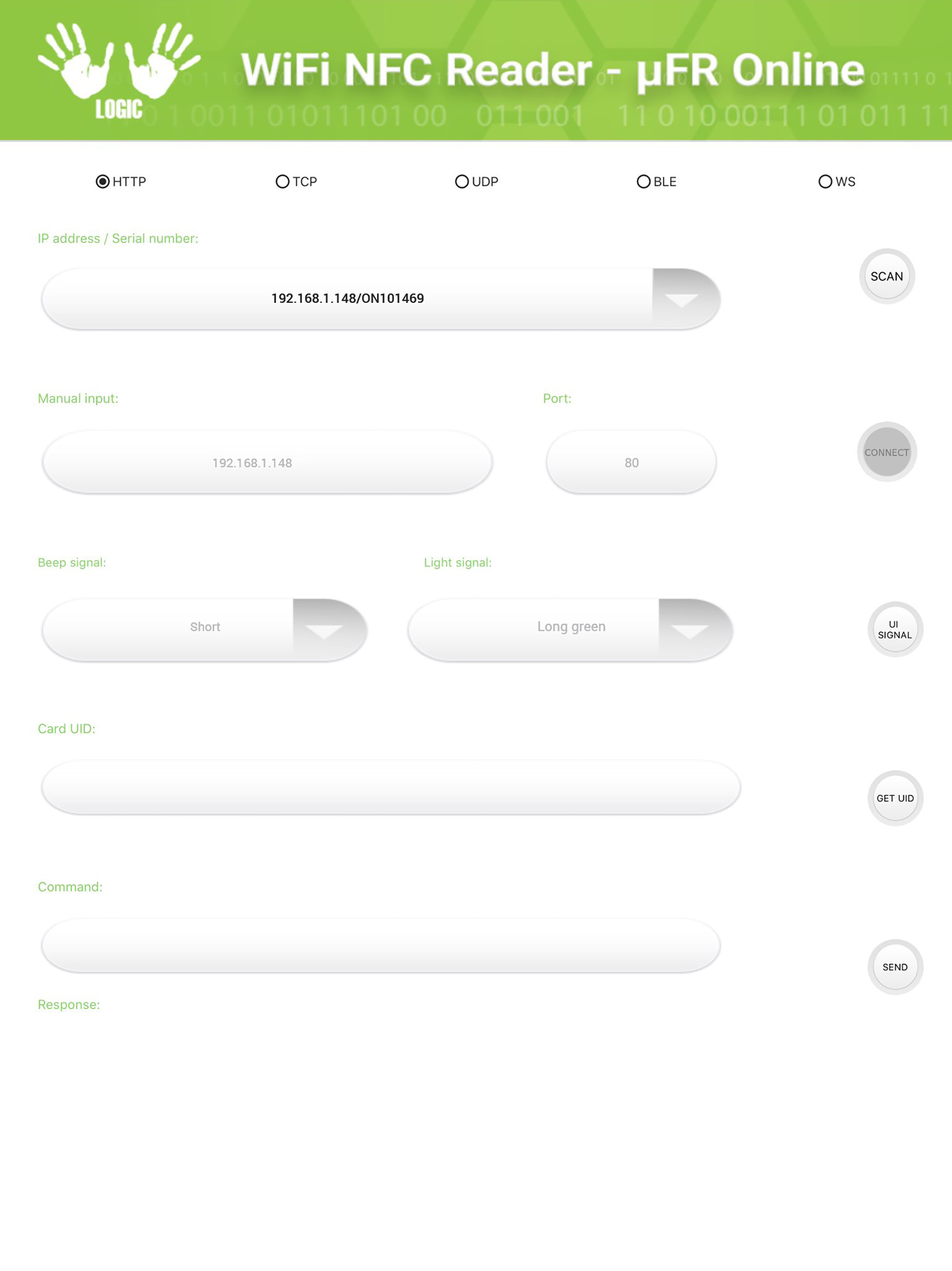 WiFi NFC Reader - µFR Online