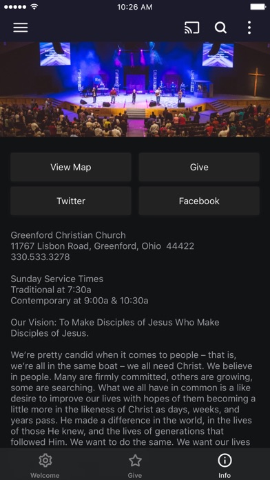 Greenford Christian Church Screenshot