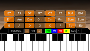 Chord Player Keyboard screenshot