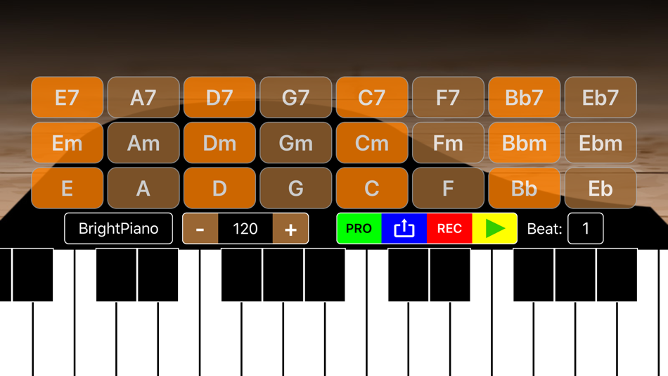 #1. Chord Player Keyboard (iOS) 게시자: Jochen Falck