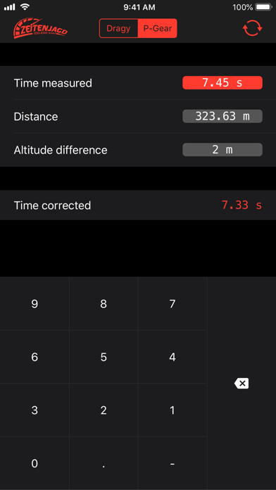 Zeitenjagd Calculator screenshot 2