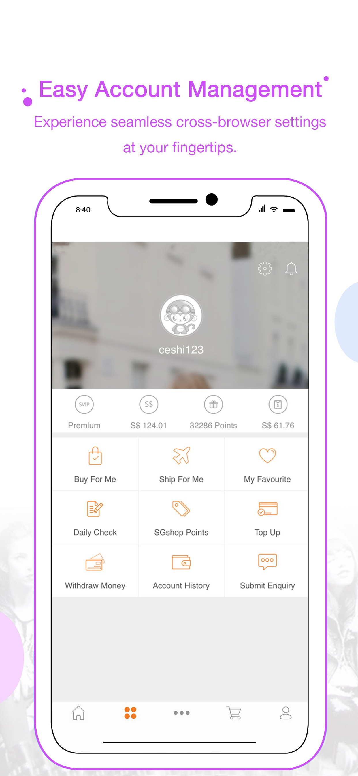 SGshop - Cross-border Shopping