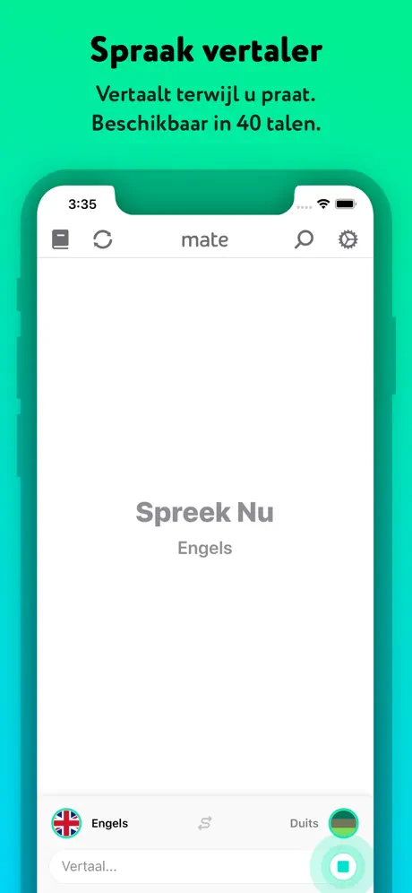 Vertaal app door Mate