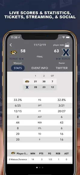 Game screenshot Xavier Musketeers Gameday hack