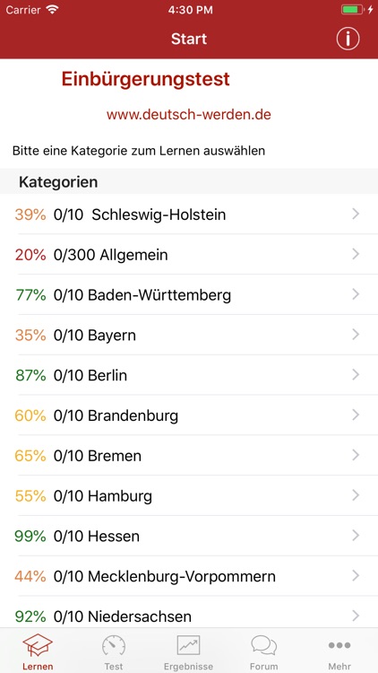 Einbürgerungstest 2020 by DW