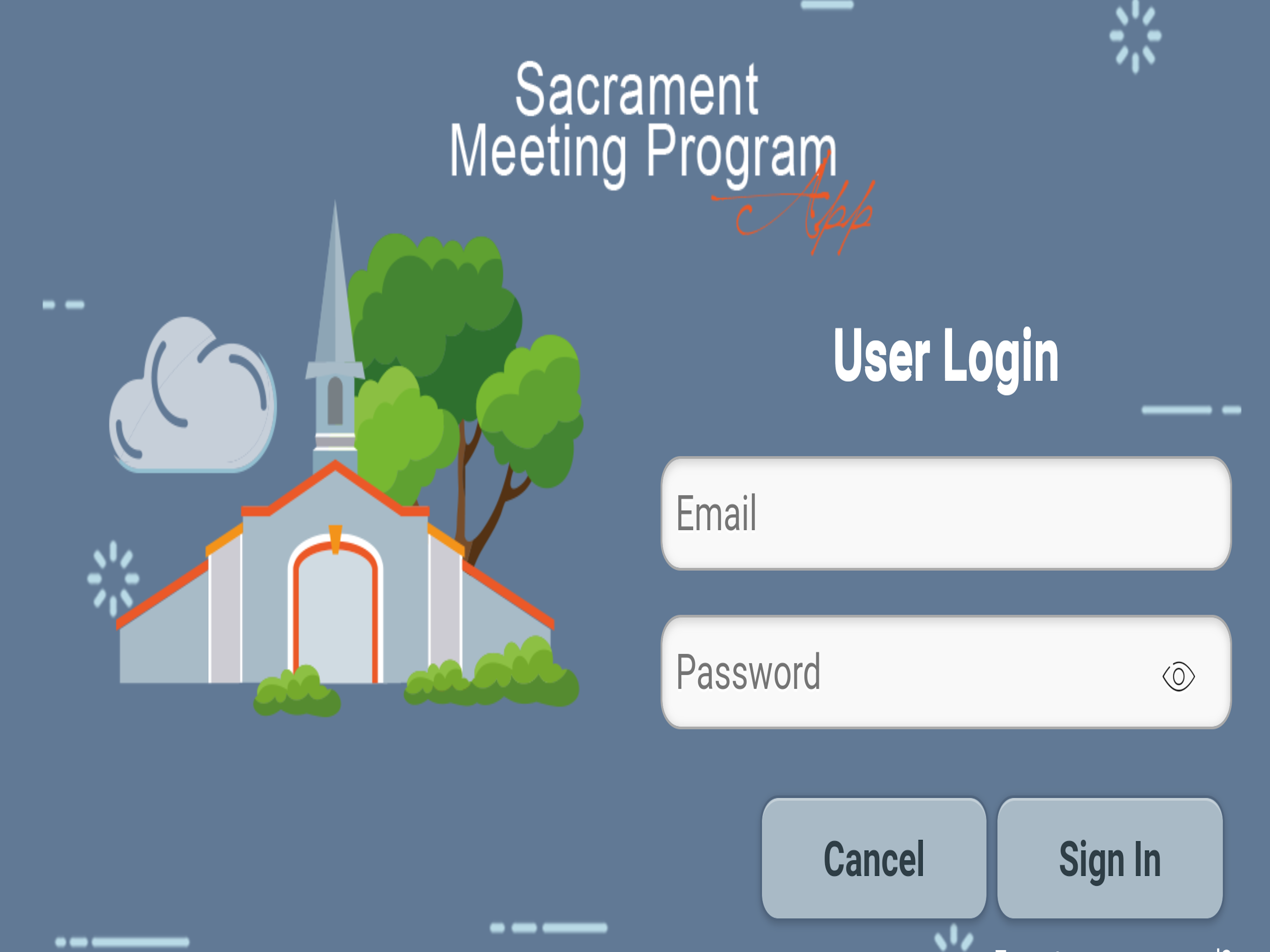 Sacrament Meeting Program LDS